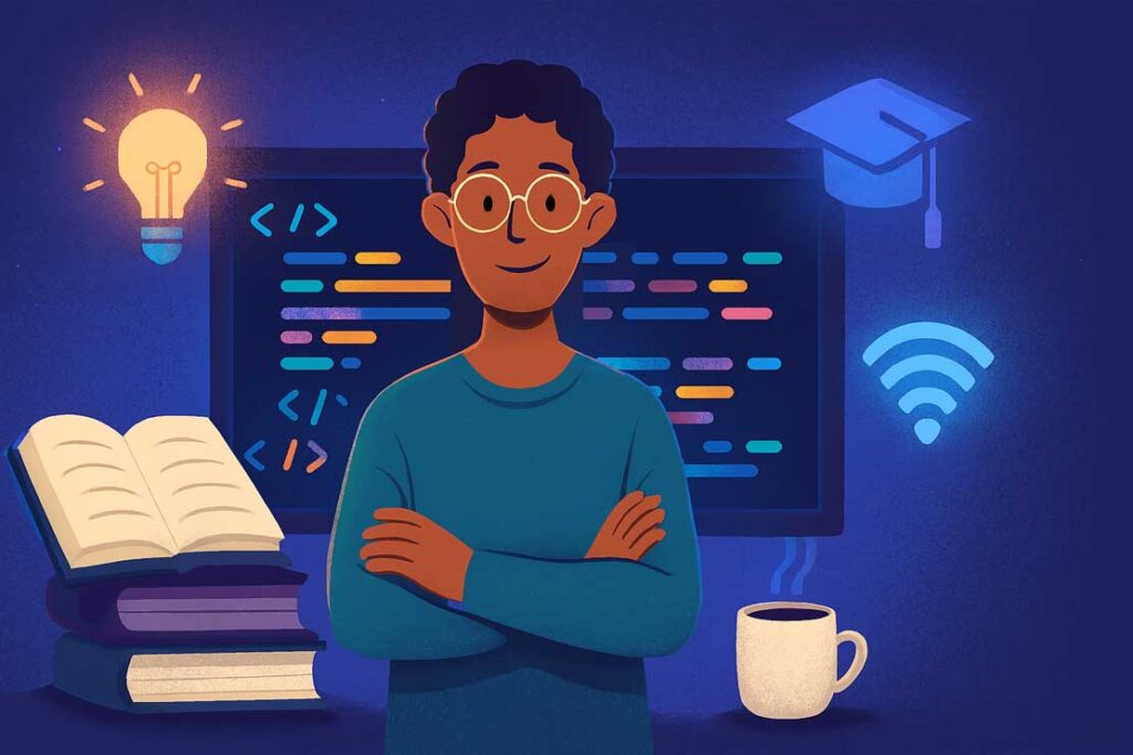 developer growth mindset, continuous learning for programmers, coding career tips, software developer attitude, how to improve as a programmer, importance of humility in coding, learn new technologies, developer self-improvement, feedback in software development