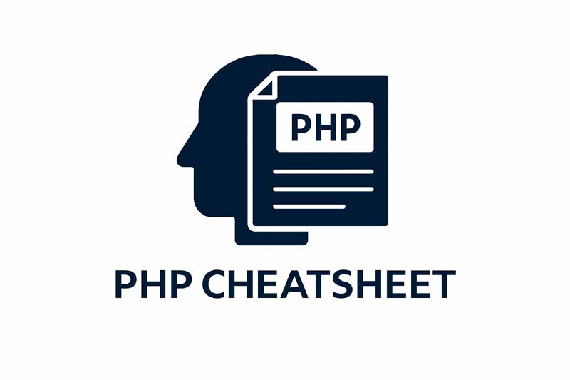 PHP cheat sheet, PHP syntax guide, PHP examples, PHP reference for beginners, PHP programming basics, PHP functions list, PHP form handling, PHP OOP examples, PHP arrays and loops, PHP interview prep