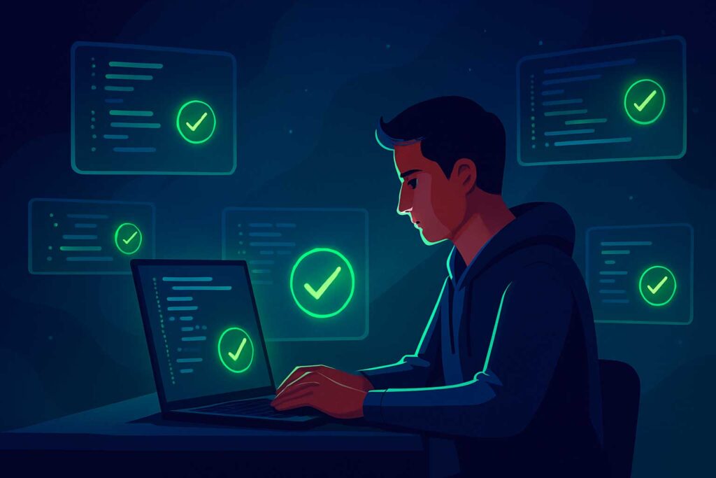 software testing best practices, importance of testing in programming, unit testing tutorial, testing tools for developers, QA in software development, why testing is important, automated testing guide, developer testing habits, bug-free coding principles