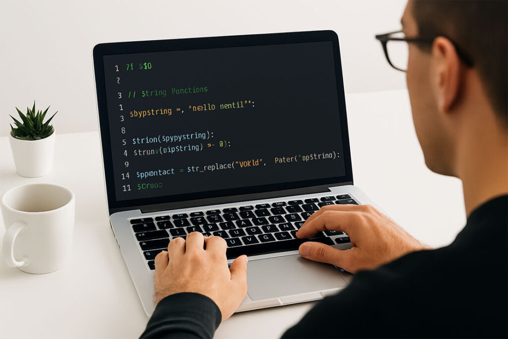 PHP strings, PHP string functions, string manipulation in PHP, concatenate strings in PHP, PHP string operations, PHP strlen, PHP substr, PHP string tutorial, PHP string comparison
