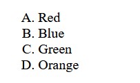 ordered list type A example