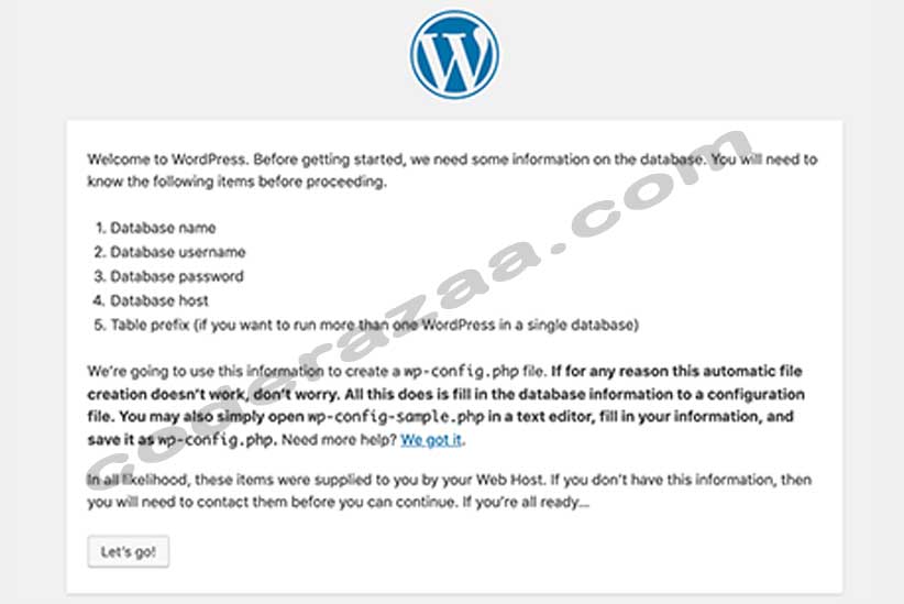 wp install
