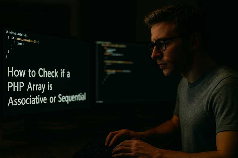 How to Check if a PHP Array is Associative or Sequential