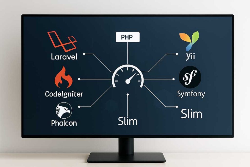 PHP frameworks compared, best PHP frameworks 2025, Laravel vs CodeIgniter, Symfony vs Laravel, PHP web development frameworks, PHP MVC comparison, PHP performance benchmarks, choose PHP framework