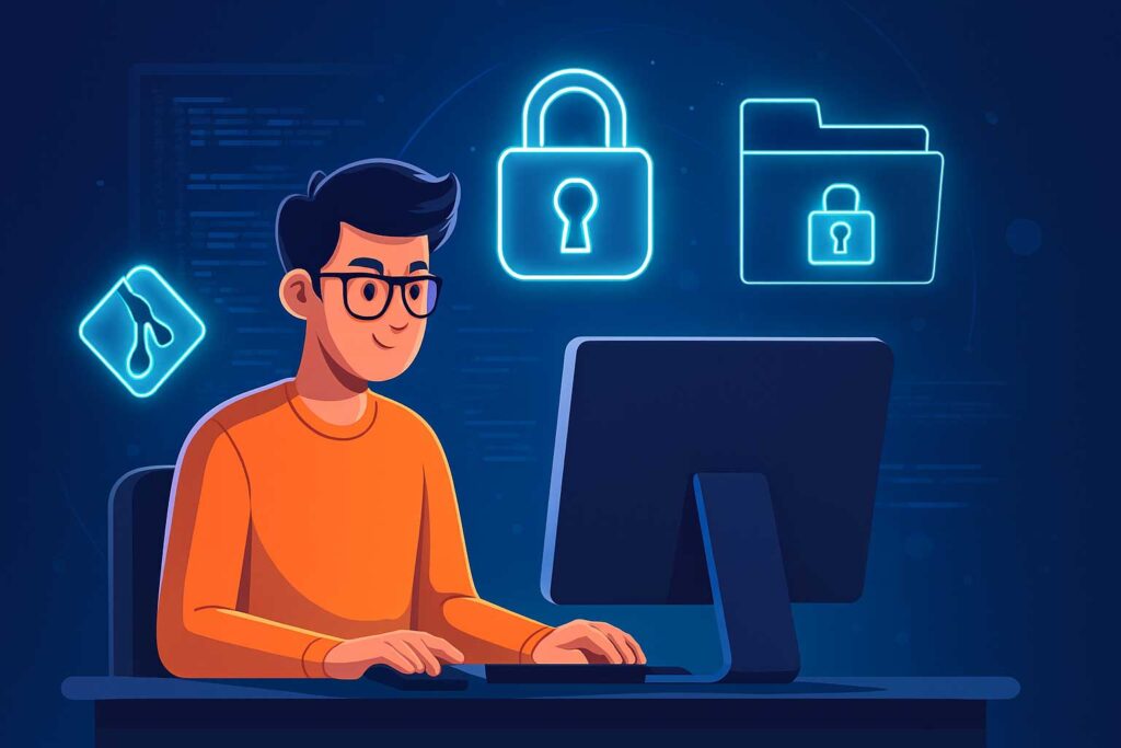 developer asset management, secure code storage, version control best practices, data security for developers, protecting digital assets, GitHub security guide, code repository management, developer backup strategy, cybersecurity for programmers
