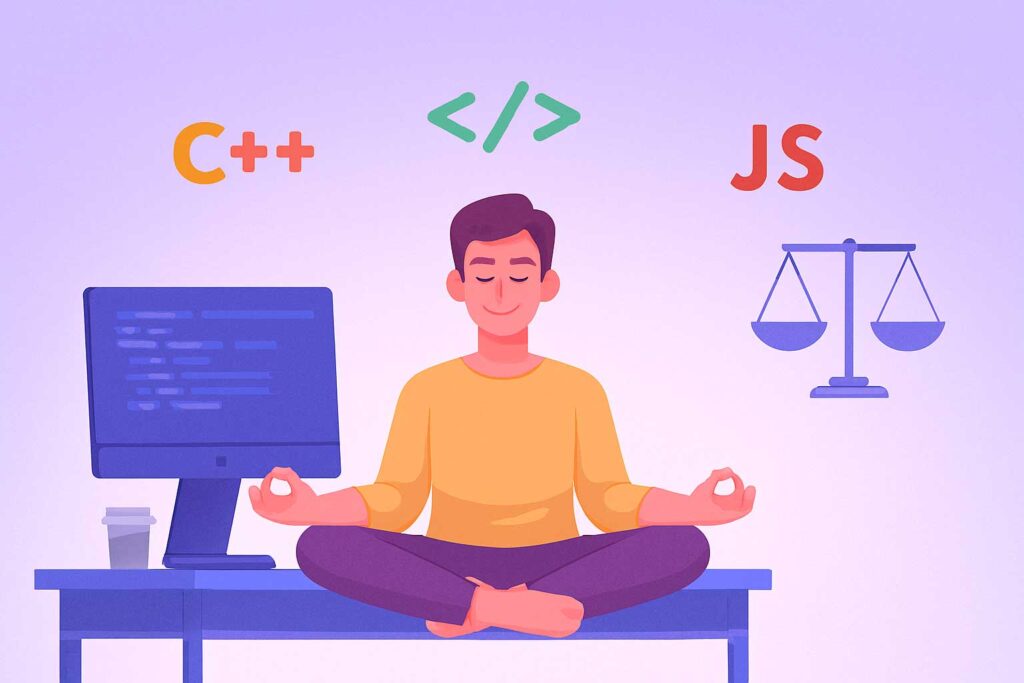 developer stress management, work-life balance for programmers, avoid burnout in coding, productivity tips for developers, mental health in IT, relaxation techniques for coders, stress relief at work, developer wellness guide, mindfulness for programmers